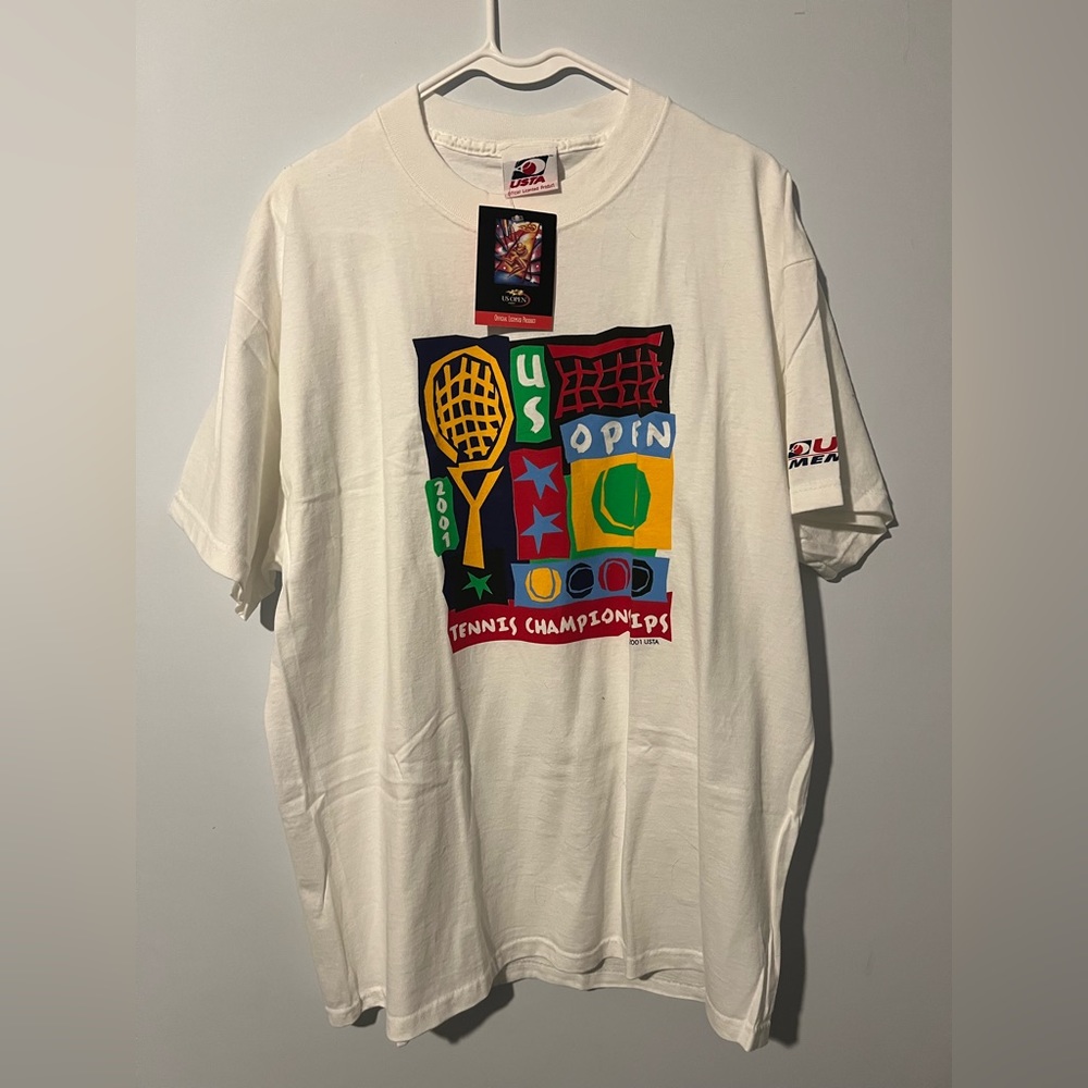 Vintage 2001 USTA Tennis Open Shirt (Brand New with Tags) - Sz XL